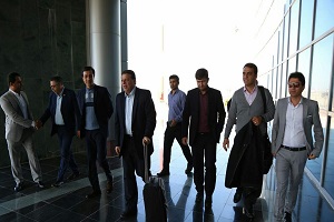 حضور دبیرکل فدراسیون فوتبال در جم