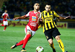 ناکامی تیم فوتبال سپاهان اصفهان از پرسپولیس