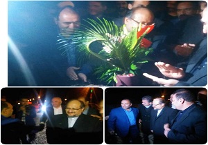 وزیر صنعت معدن و تجارت وارد بافق شد