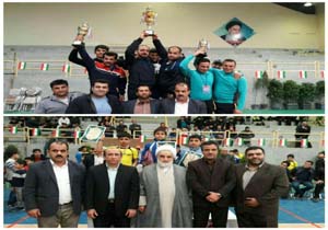 بهنمیر قهرمان مسابقات کشتی جام شهدا و گرامیداشت دهه فجر