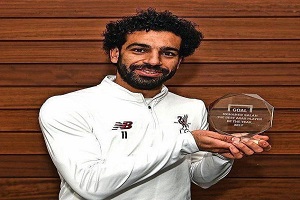 صلاح بهترین بازیکن عرب زبان سال ۲۰۱۷ شد