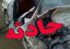 واژگونی خودرو سواری در سنندج