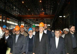 بهره برداری ازکارخانه فولاد معدن چادرملو در اردکان
