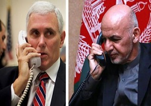 گفتگوی تلفنی &laquo;اشرف غنی&raquo; و معاون ترامپ درباره مسائل امنیتی
