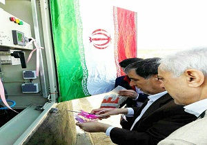 افتتاح پروژه بهینه سازی شبکه توزیع برق روستای کِردآباد میامی
