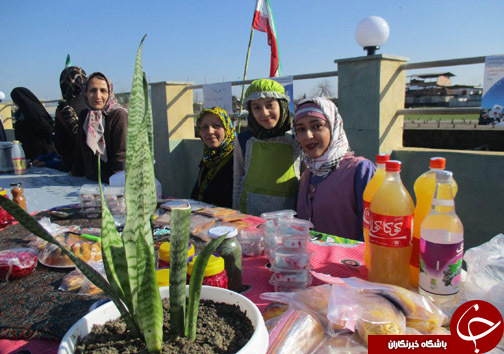 برگزاری جشنوراه غذا در روستای سنگتی قائم شهر + تصاویر