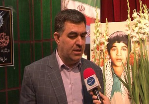 بر گزاری مراسم تجلیل از مقام شهید شاخص بسیج دانش آموزی کشور در یزد