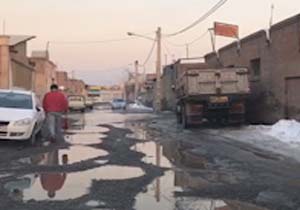 خیابانی که با بارندگی دریا می شود + فیلم