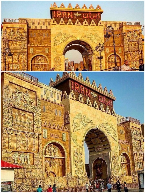 ساخت ماکت طاق بستان در دبی + عکس