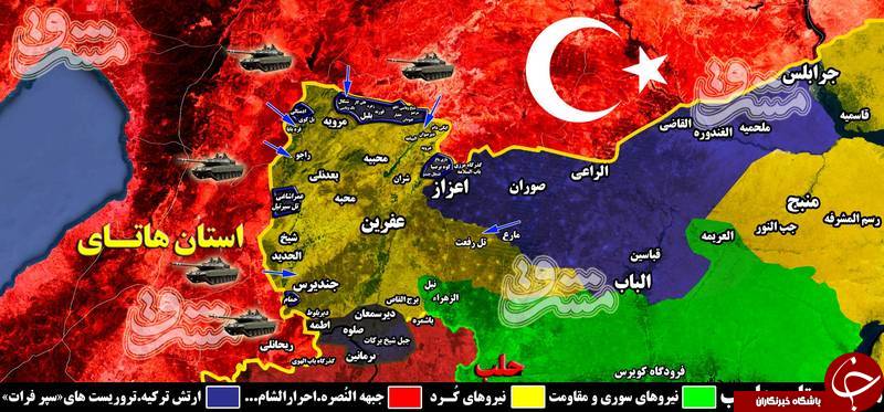 گورستان عفرین هم از عملیات &laquo;شاخه زیتون&raquo; اردوغان جان سالم به در نبرد! +تصاویر