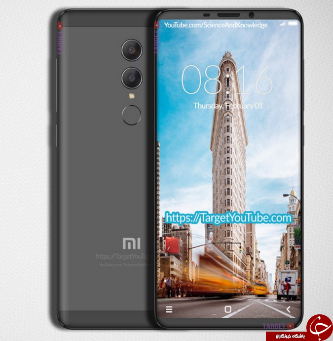 طراحی گوشی Redmi Note 5 شرکت شیائومی فاش شد + تصاویر