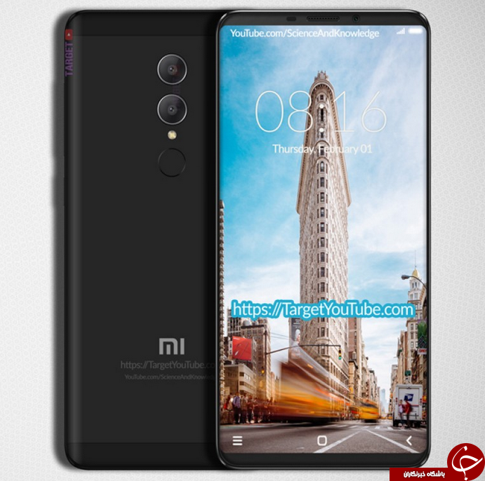 طراحی گوشی Redmi Note 5 شرکت شیائومی فاش شد + تصاویر