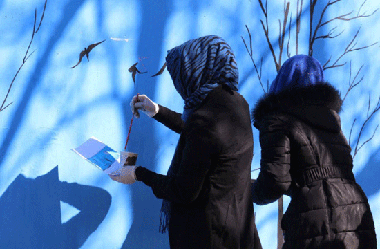 گزارش تصویری: نقاشی های خیابانی در کابل با شعار «صلح» گزارش تصویری: نقاشی های خیابانی در کابل با شعار «صلح»