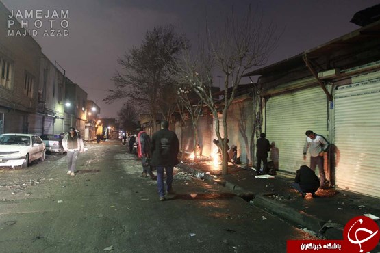 گپی با کارتن خواب&zwnj;ها در دمای زیر صفر درجه شب&zwnj;های تهران +تصاویر