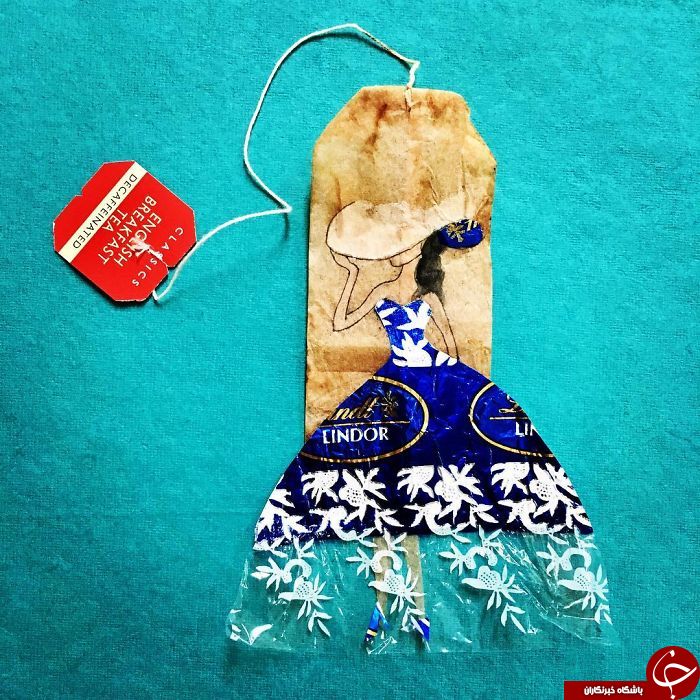 دفتر خاطرات از جنس چای کیسه ای!