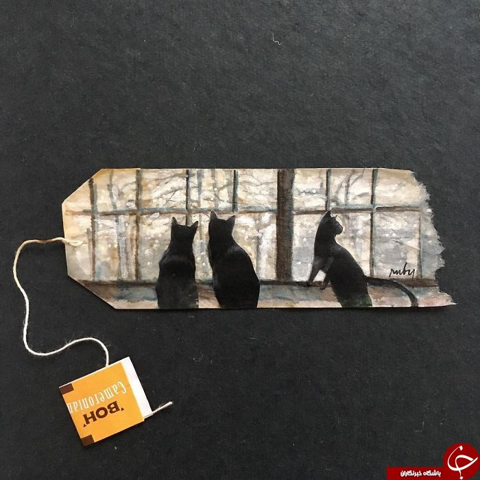 دفتر خاطرات از جنس چای کیسه ای!