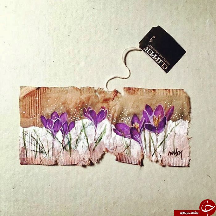 دفتر خاطرات از جنس چای کیسه ای!