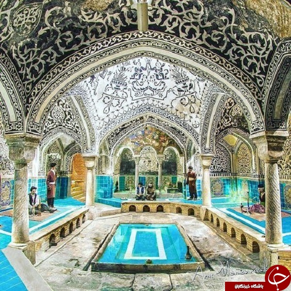 نمای زیبایی از حمام حاج آقا تراب در همدان + تصاویر نمای زیبایی از حمام حاج آقا تراب در همدان + تصاویر