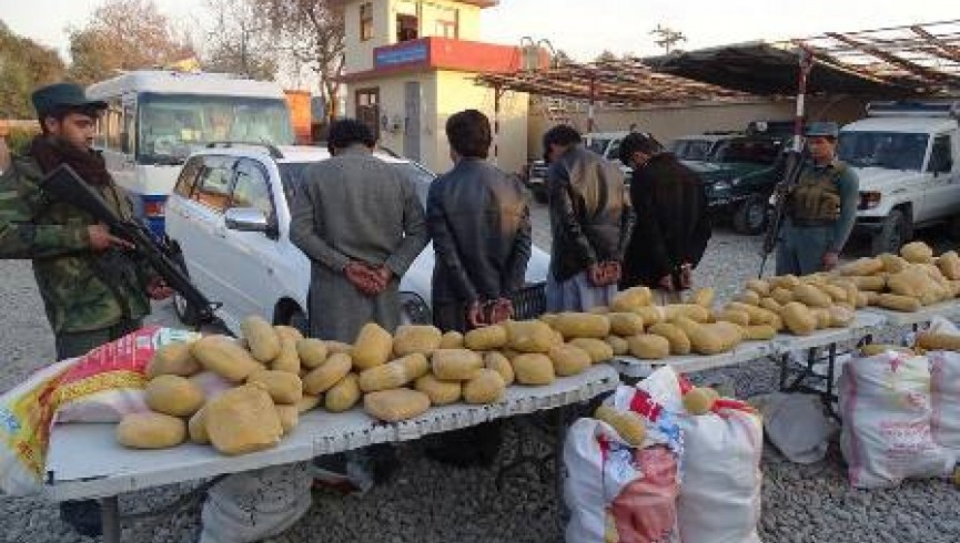چهار نفر به اتهام قاچاق مواد مخدر در ننگرهار بازداشت شدند