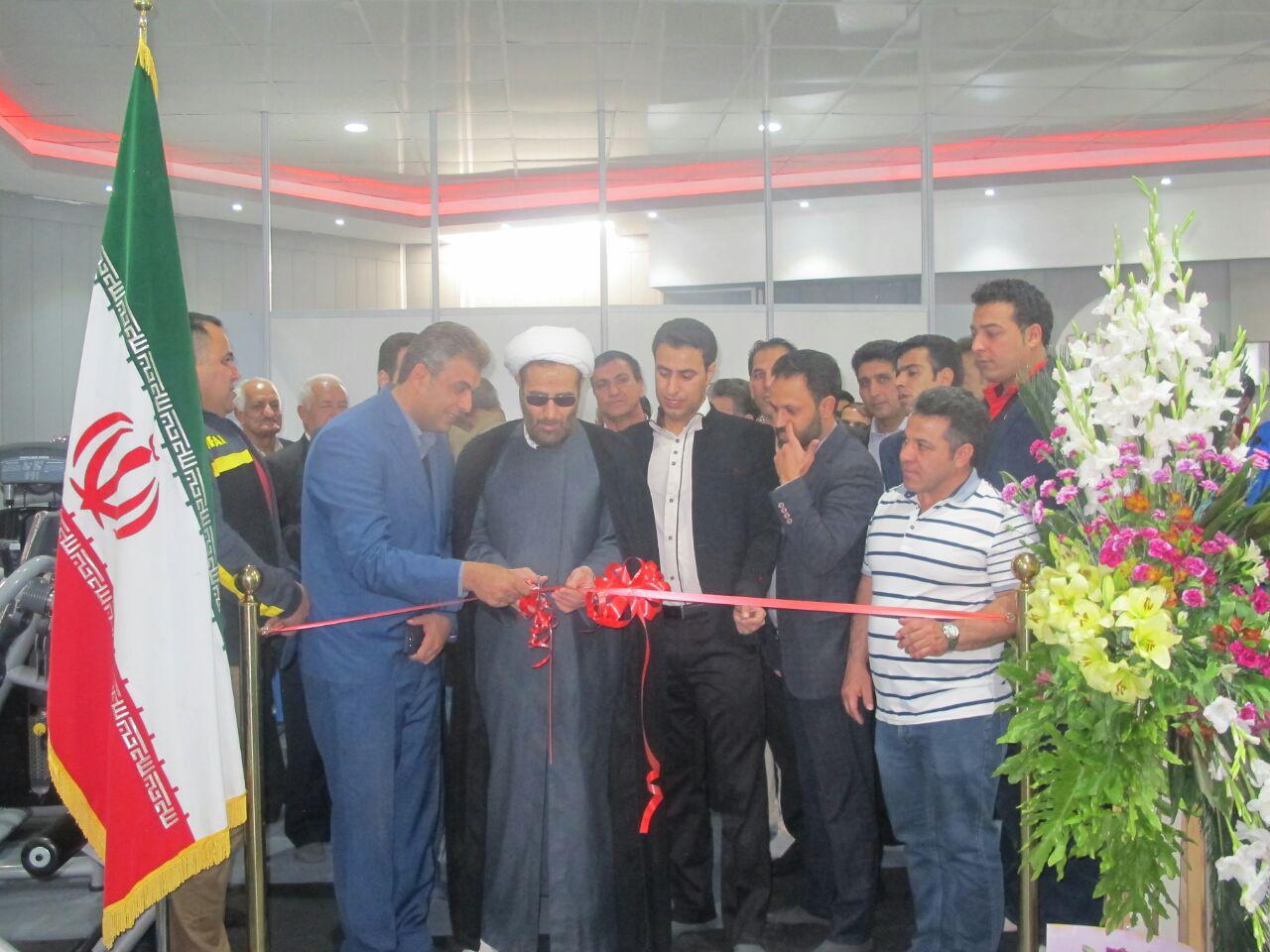 افتتاح سالن بدنسازی در شهربابک