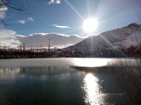 تصویر زمستانی از گرداب بن