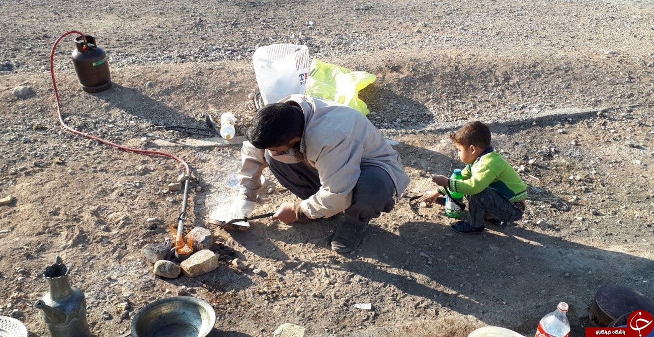 مسگری از نوع خیابانی+تصاویر