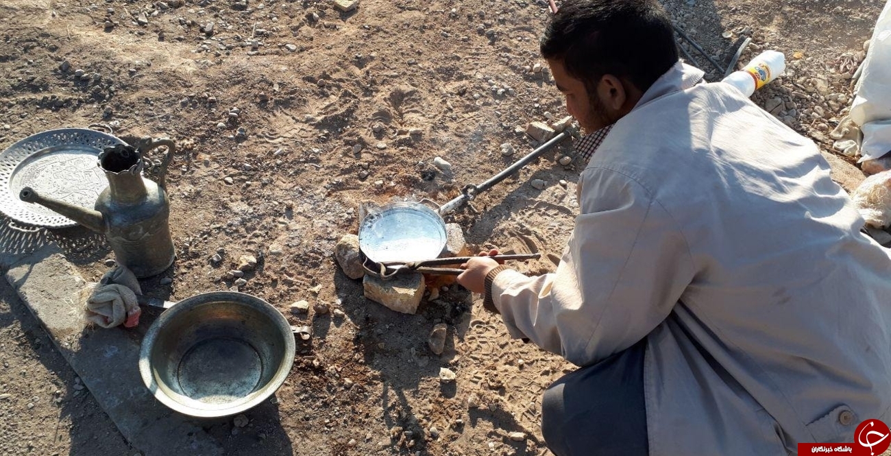مسگری از نوع خیابانی+تصاویر