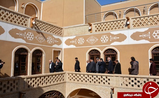 افتتاح رستوران سنتی با حضور معاون رییس جمهور در میبد+تصاویر