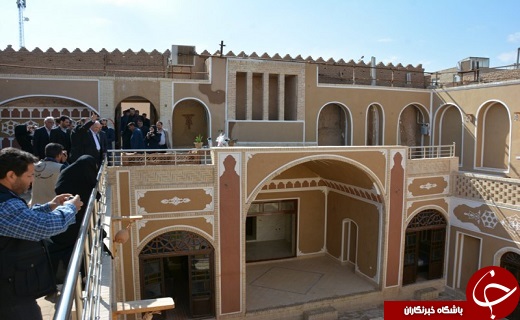 افتتاح رستوران سنتی با حضور معاون رییس جمهور در میبد+تصاویر