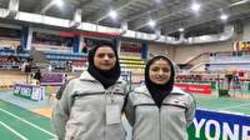 قهرمانی تیم دو نفره بانوان  ایران در مسابقات بین&zwnj;المللی بدمینتون بانوان فجر