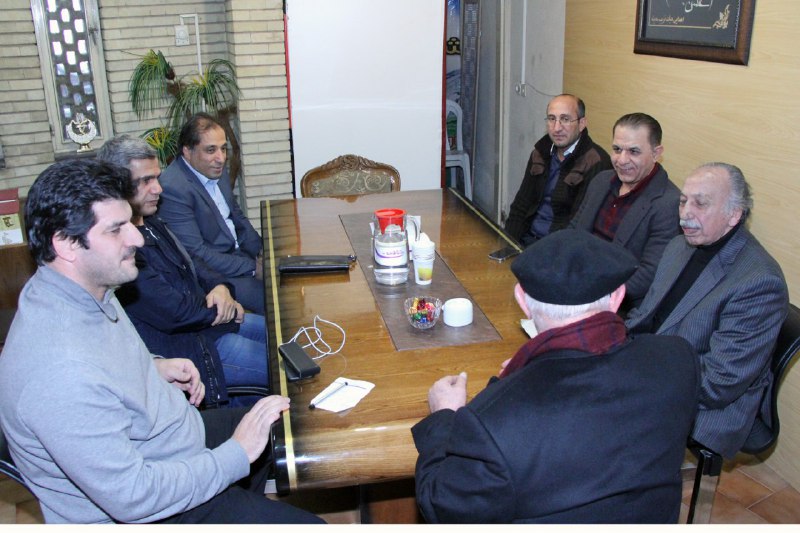 دیدار قهرمان سابق جهان با رسول خادم در خانه کشتی