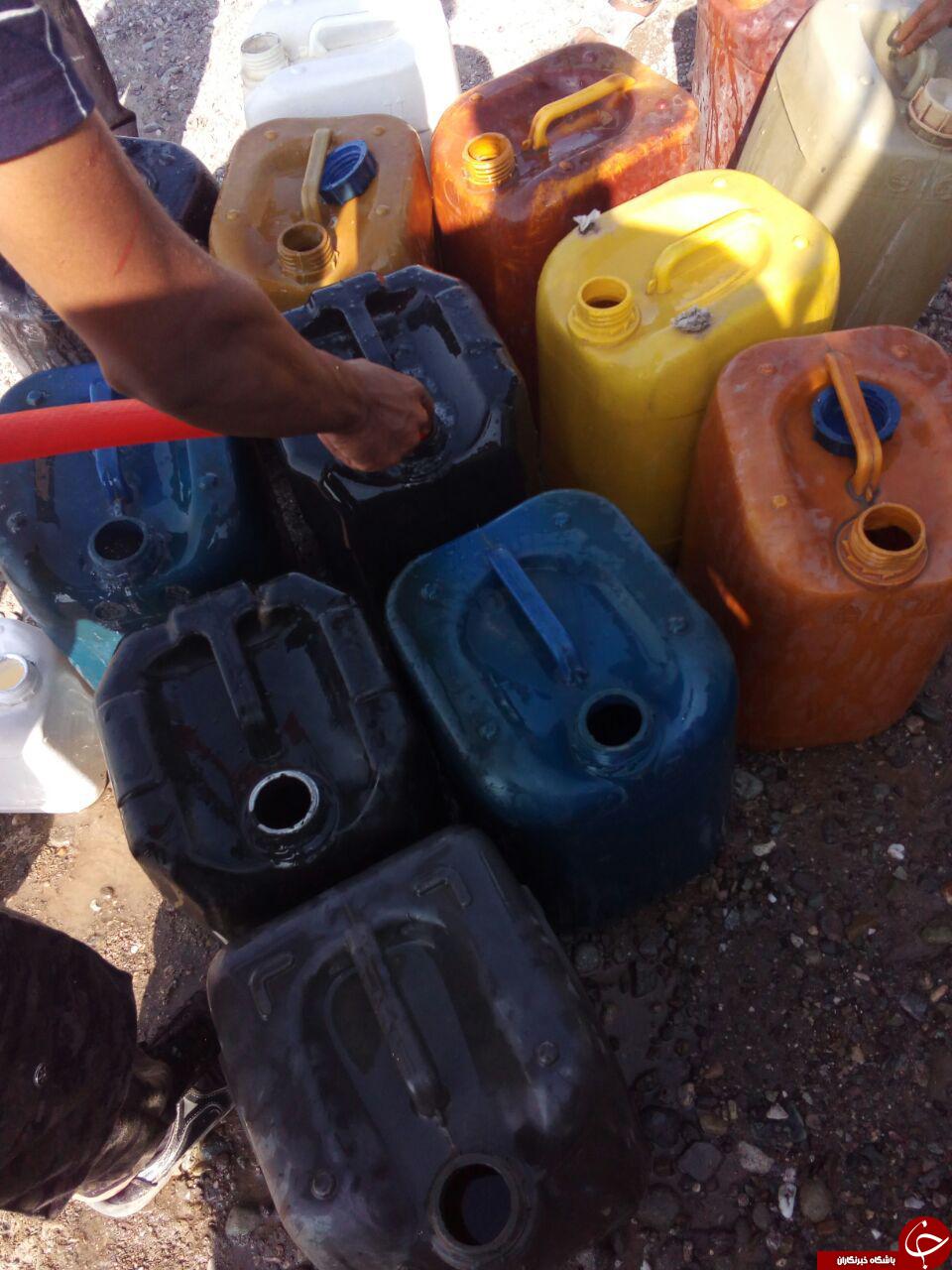 کمبود سوخت در روستای بلوج آباد + تصاویر