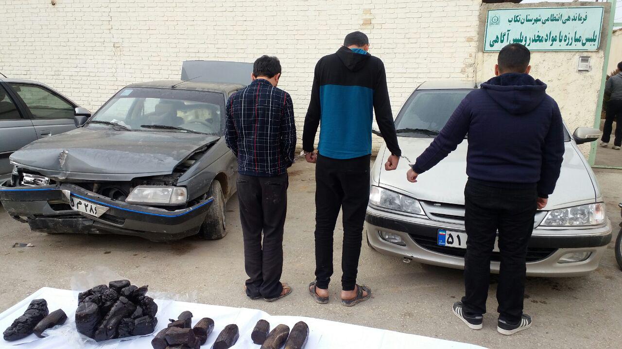 کشف و ضبط بیش از ۱۵ کیلوگرم تریاک در تکاب