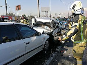 تصادف مرگبار در بزرگراه شهید بابایی