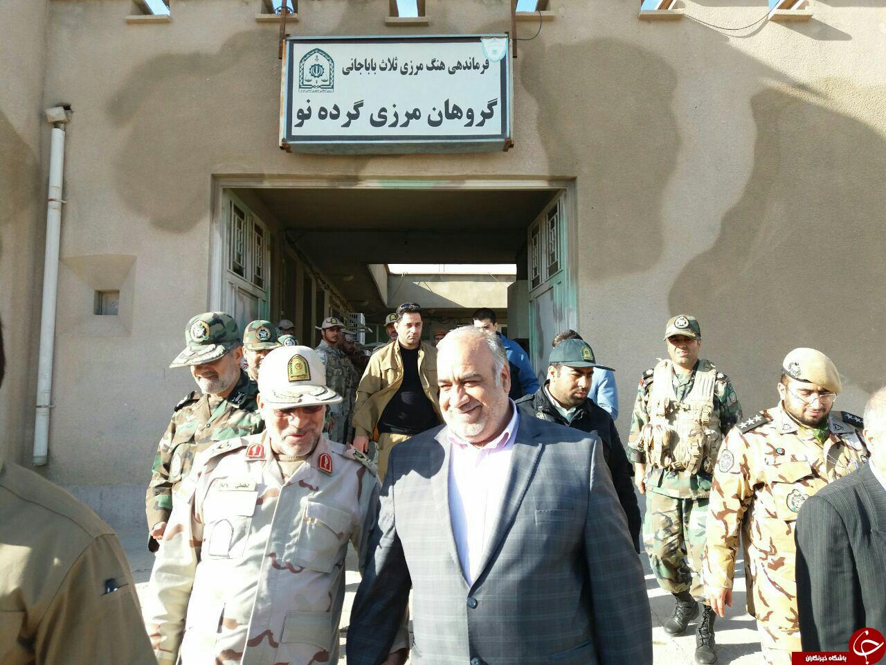 بازدید فرمانده قرارگاه عملیاتی منطقه غرب ارتش از مرزهای استان