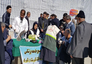 خدمات رایگان سلامت در نماز جمعه شهرکرد