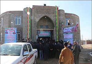 افتتاح یک مسجد روستایی در میاندوآب