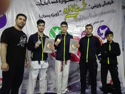 درخشش تکواندوکاران ایلامی در جشنواره خلیج فارس