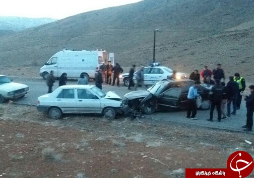 پنج مصدوم در سانحه رانندگی در ضیاآباد