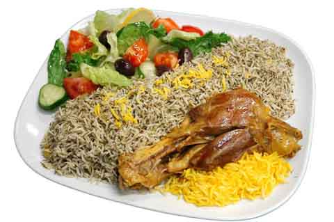 باقالی&zwnj;پلو مجلسی با ماهیچه گوسفندی