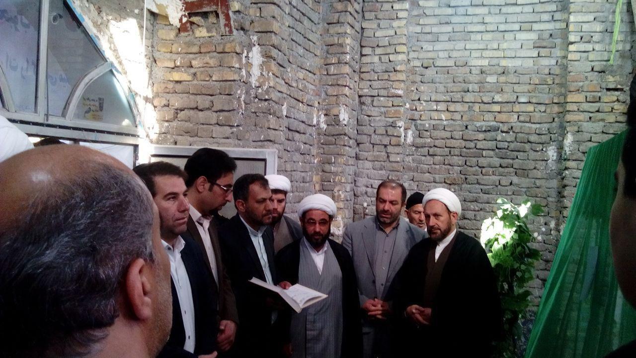 رونمایی از ضریح مطهر امامزادگان هاشم و عوف (ع) آببر