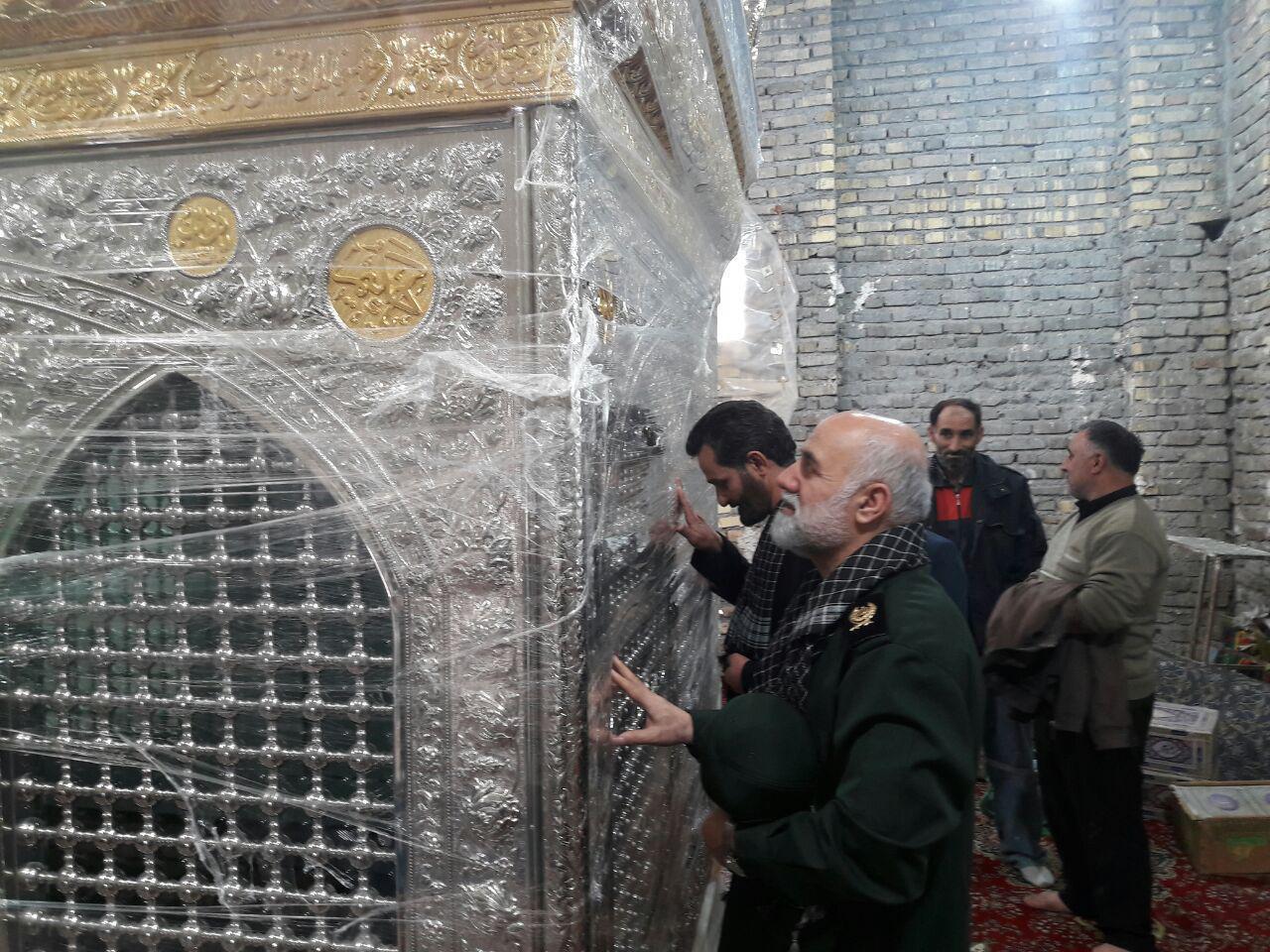 رونمایی از ضریح مطهر امامزادگان هاشم و عوف (ع) آببر