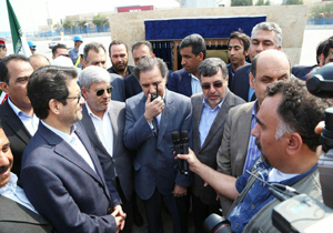 بهره برداری از پایانه لجستیک کالا و کانتینر شرکت مرعی ساحل بندر