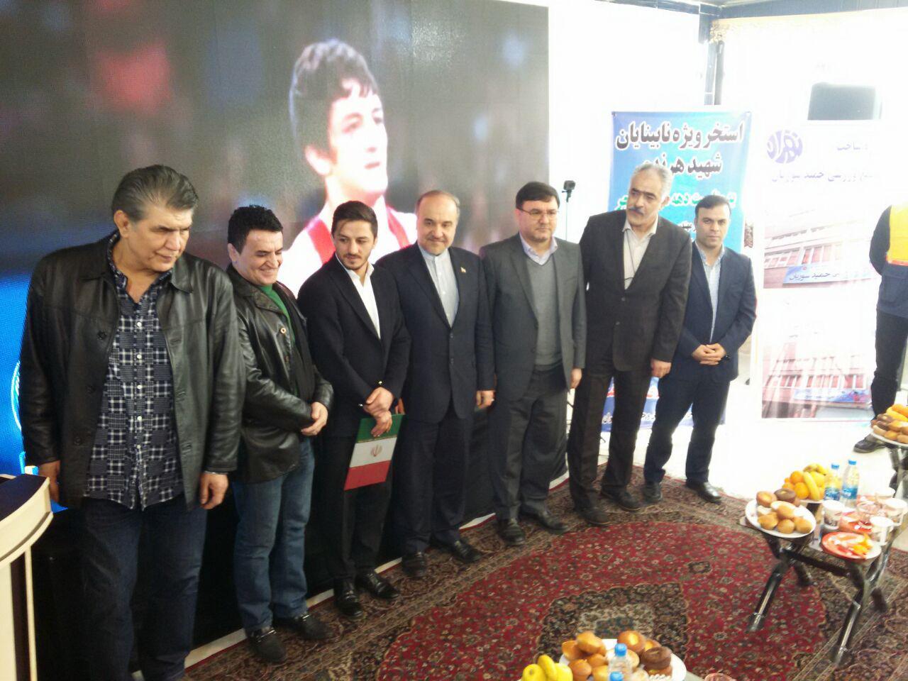 افتتاح مجتمع ورزشی حمیدسوریان با حضور سلطانی فر