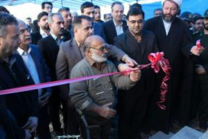 افتتاح طرح آبرسانی در روستای نهزم شفت