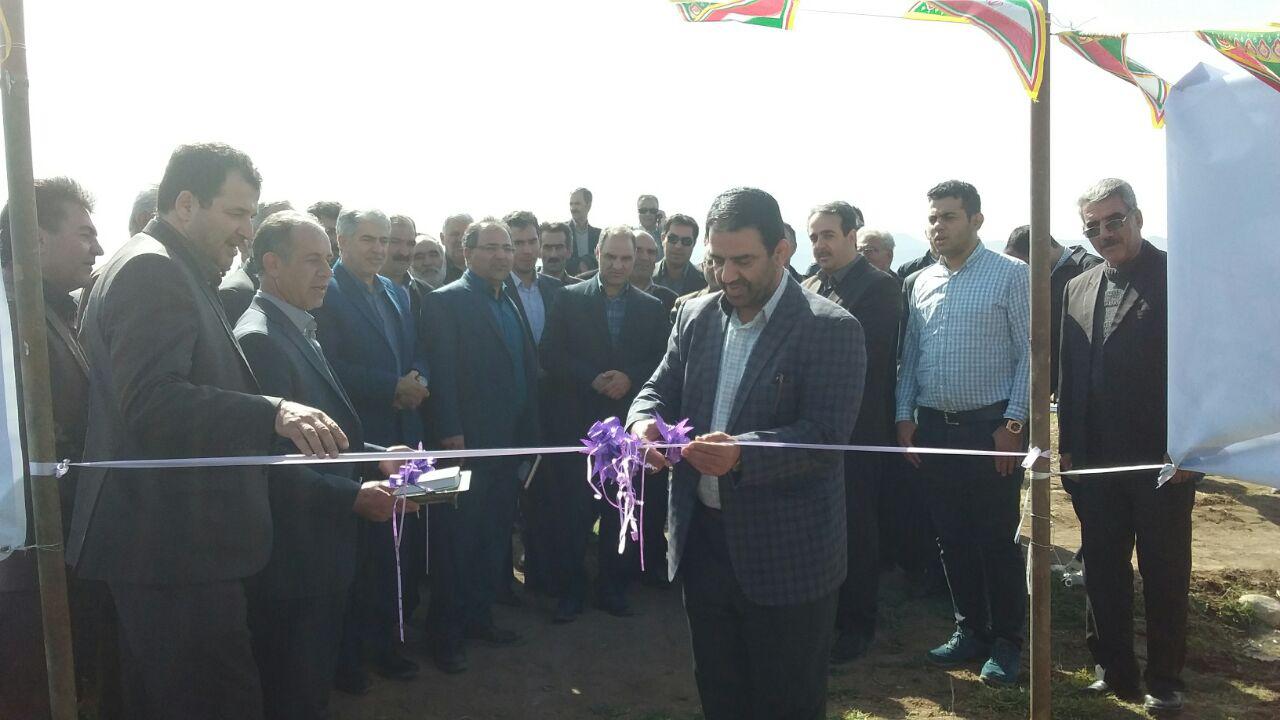 افتتاح ۳ پروژه آبیاری تحت فشار در شهرستان کرمانشاه+تصاویر