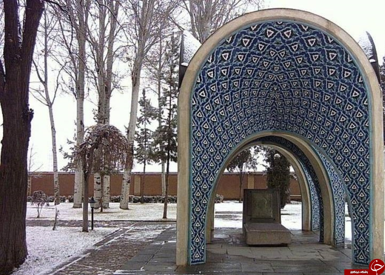 آرامگاه برترین نقاش معاصر ایران +تصاویر