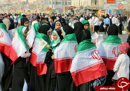 جلوه های حماسه حضور از راهپیمایی یوم الله 22 بهمن در هرمزگان