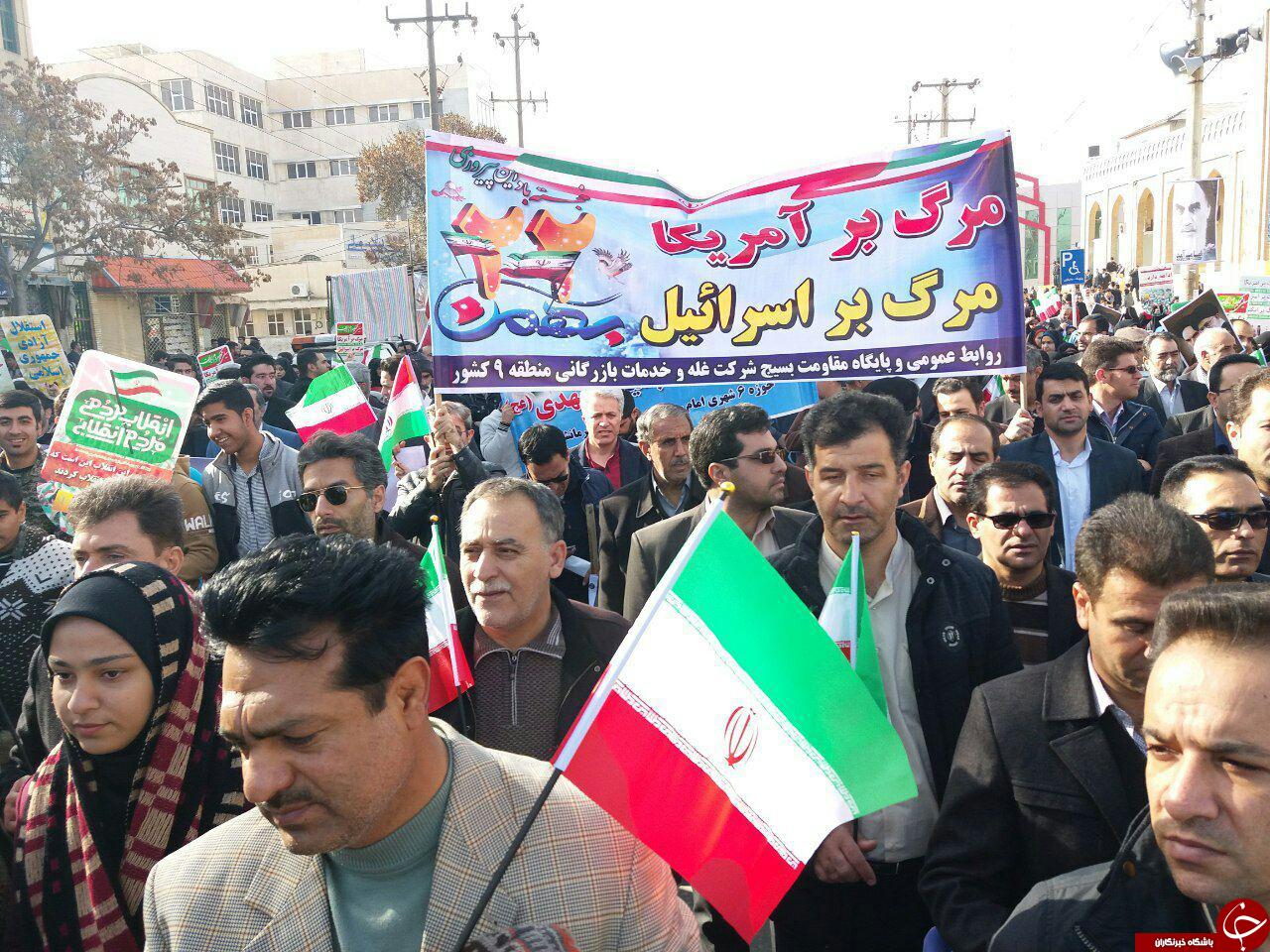 حضور عشایر کرمانشاه در راهپیمایی یوم الله 22 بهمن ماه+تصاویر