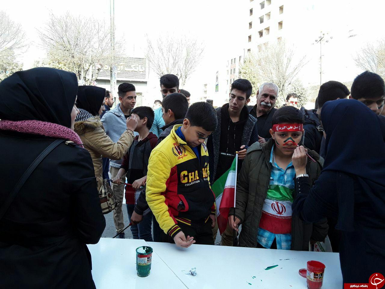 حضور عشایر کرمانشاه در راهپیمایی یوم الله 22 بهمن ماه+تصاویر